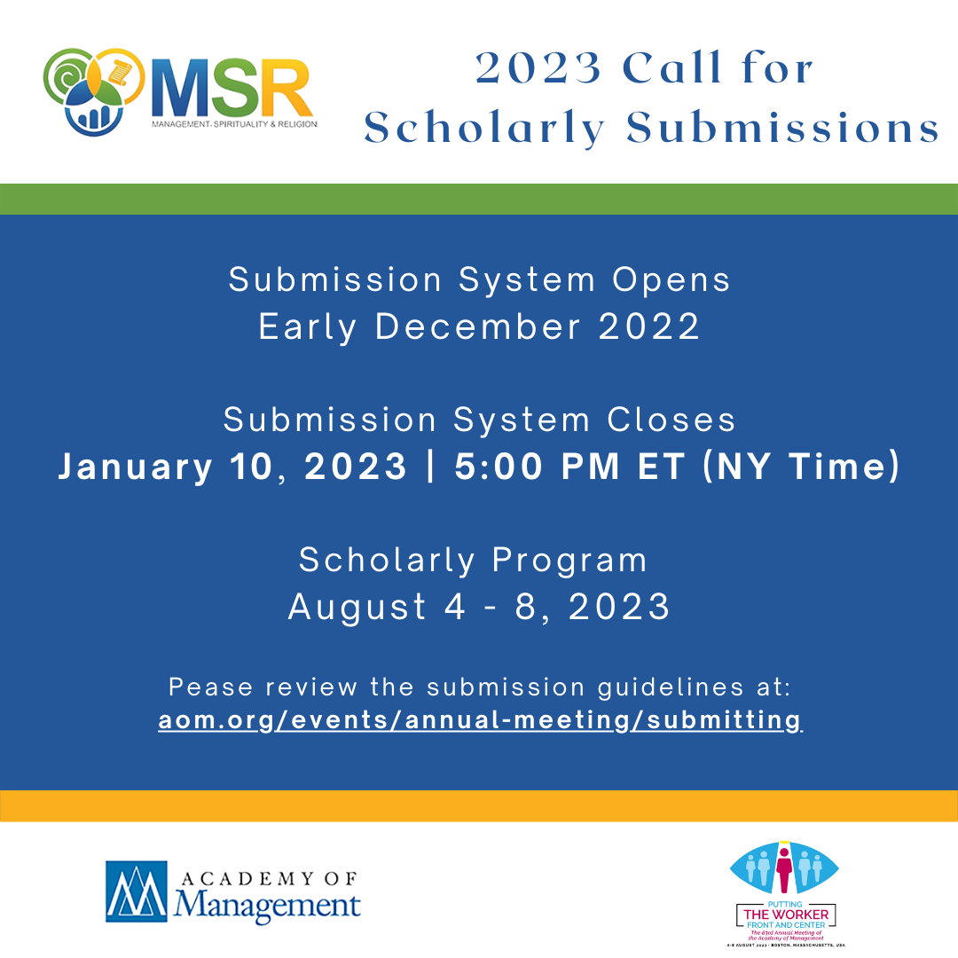 Call for AOM submissions